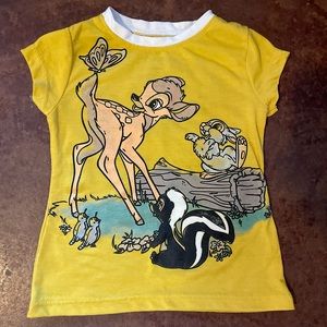 Disney 3T Bambi Mustard T-Shirt